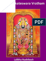 Sree Venkateswara Vratham English Book