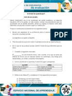 Estructuracion de una Prueba - Andrea Galvis