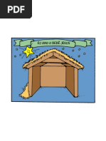 Eu amo o bebê Jesus - TC Natal - Presépio - Color