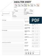 TDE5 Free Character Sheets Fillable PDF BW PDF