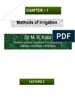 Methods of Irrigation Explained