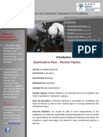 Qualifications Pack-Occupational Standards For Plumbing