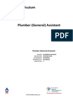 Model Curriculum: Plumber (General) Assistant