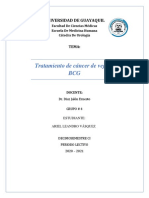 Tratamiento de Ca de Vejiga BCG