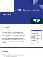 Servicenow 101: Administration: Workbook