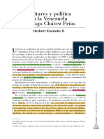 Herbert Koeneke - Militares y Política en La Venezuela de Hugo Chávez Frías PDF