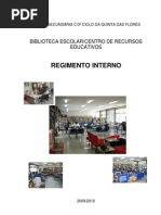 Regimento  da BE 2009