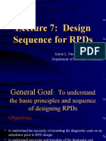 Lecture 7: Design Sequence For Rpds