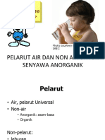 Pelarut Air Dan Non Air Untuk Senyawa Anorganik