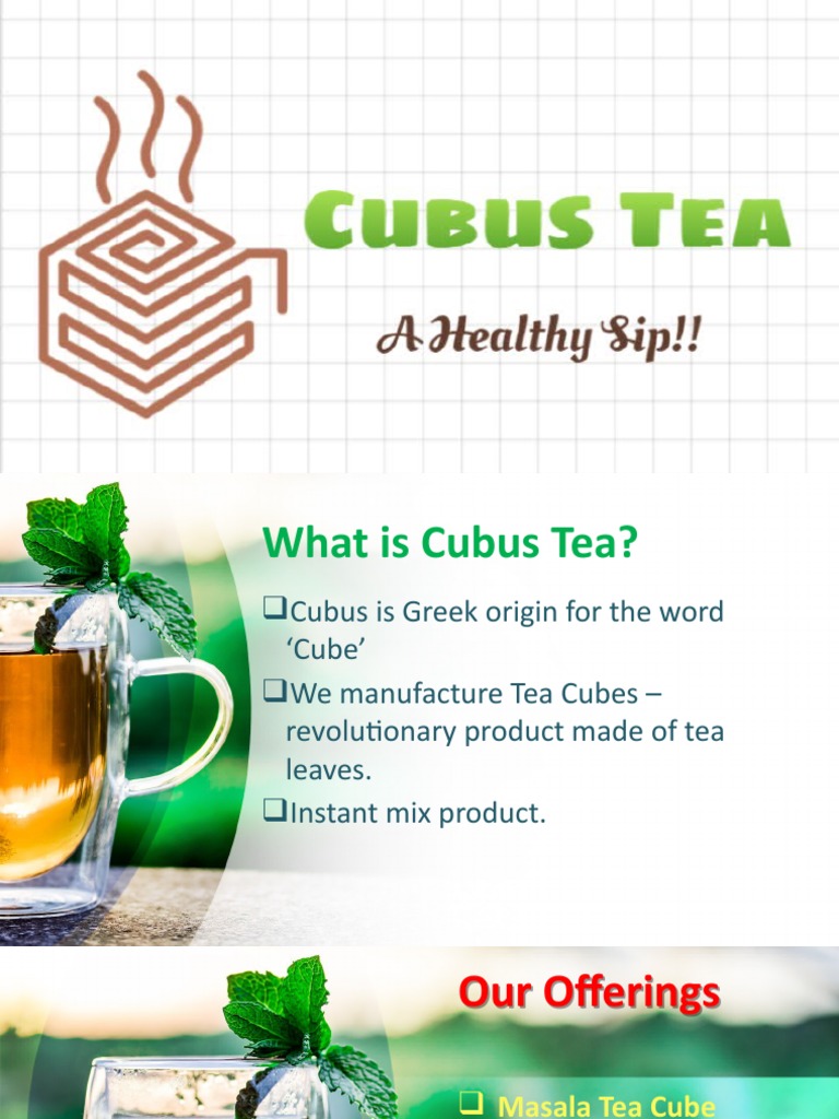 Tea Cubus | PDF | Tea | Drink