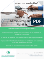 Envio email administracion de planillas