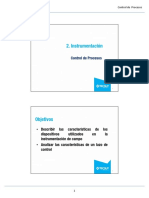 Instrumentación y dispositivos clave en control de procesos