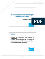 Sintonía de controladores PID mediante el método del tanteo