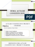 Conceptos y Desarrollo Del Acta de Constitucion