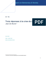 Trois Reponses A La Crise Du Coronavirus PDF