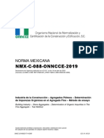 Nmx-C-088-Onncce-2019 Impurezas Inorganicas PDF