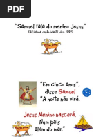 Cartaz - Hino - Samuel Fala Do Menino Jesus