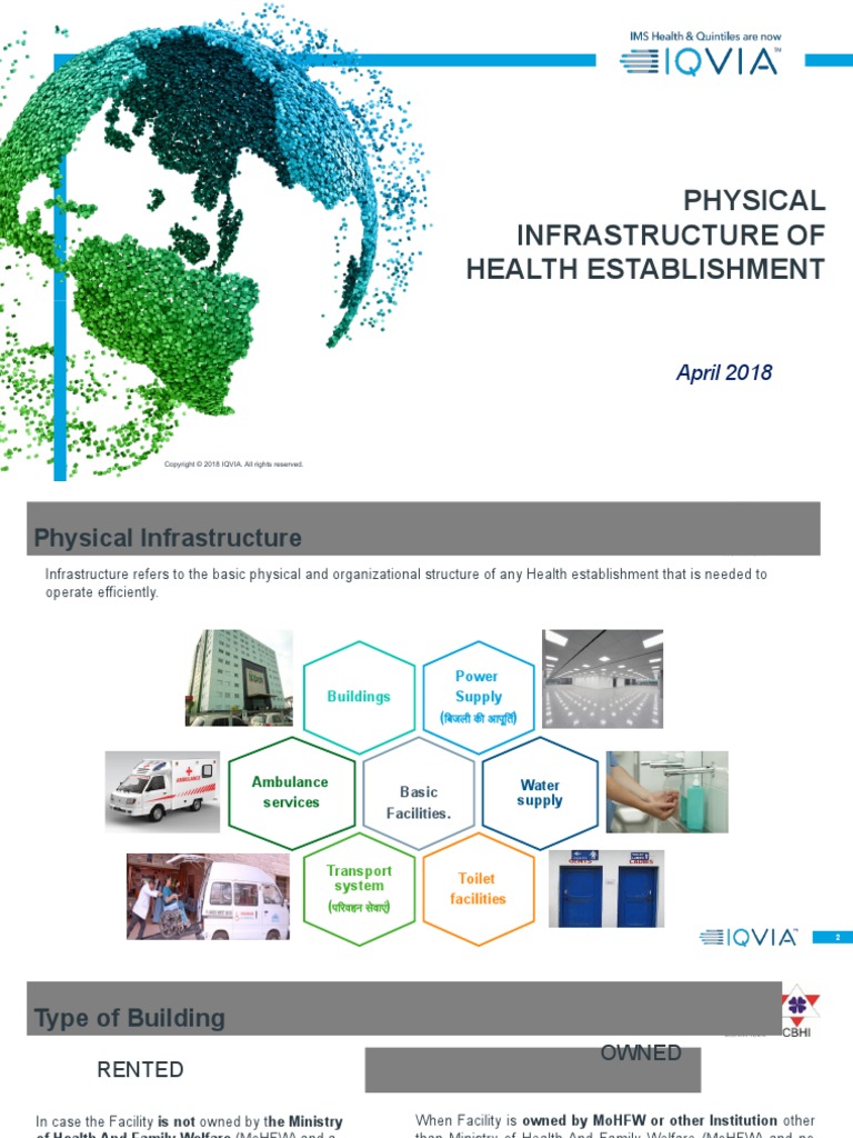 Physical Infrastructure of Health Establishment: April 2018 | PDF ...