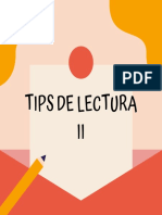 Tips de Lectura Ii