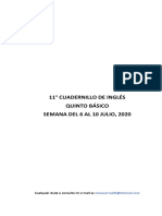 11° CUADERNILLO SEMANA DEL 3 AL 10 JULIO Quinto Básico PDF