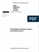 Invisibility Cloaking: Theory and Experiments