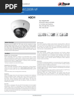 DH-HAC-HDBW1200R-VF: 2MP HDCVI IR Dome Camera