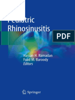 Pediatric Rhinosinusitis by Hassan H. Ramadan, Fuad M. Baroody PDF