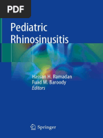 Pediatric Rhinosinusitis by Hassan H. Ramadan, Fuad M. Baroody PDF