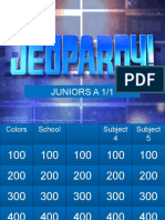 Ready To Use Jeopardy Game
