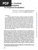 Deterrence, Overload, and Incapacitation: An Empirical Evaluation