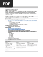 Unit Lesson Plan: Standards That Bridge The Entire Unit