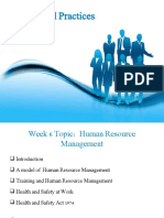 Week 6 Human Resource Management