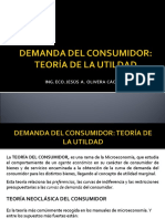 03A DEMANDA DEL CONSUMIDOR. TEORÍA DE LA UTILIDAD Tacna, 01 07 2020