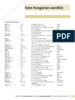 English File Pre-Intermediate Word List