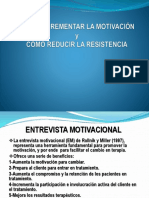 CÓMO INCREMENTAR LA MOTIVACIÓN y CÓMO REDUCIR LA RESISTENCIA