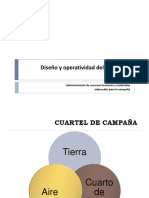 Diseño y Operatividad Del Cuartel de Campaña