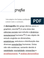 Demografia – Wikipédia, a enciclopédia livre