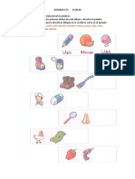 Descubrir sílaba inicial en  diferentes palabras