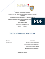 Delito de La Traicion A La Patria 1