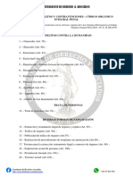 Catálogo de Delitos y Contravenciones - Código Orgánico Integral Penal