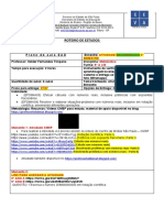 Atividade Recuperação 9° A e B 2° BIMESTRE