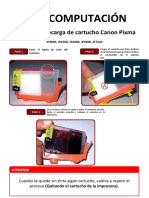 Instructivo Recarga Canon Pixma Ip4600, Ip4700, Ip4300, Ip4500, Ip7210