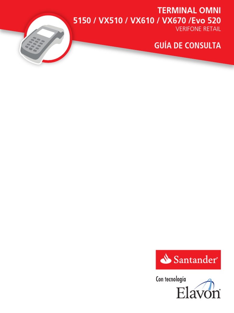 TERMINAL OMNI 5150 - VX510 - VX610 - VX670 - Evo 520 VERIFONE RETAIL ...