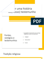 Aula. Testemunho. Oralidade.1