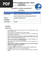 Commercial Law Assignment 01