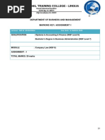 Company Law Assignment 04