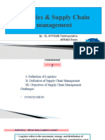 Logistics & Supply Chain Management: By: EL AYYOUBI Fatimazzahra AFRIAD Ihsan