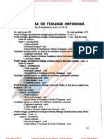 ListaFacultati - Ro Subiecte Admitere Universitatea Bucuresti Teologie Ortodoxa 1996