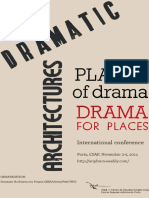 Dramatic Architectures Places of Drama PDF