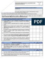 Lista de Chequeo Encuesta para Verificación Del Alistamiento COVID 19